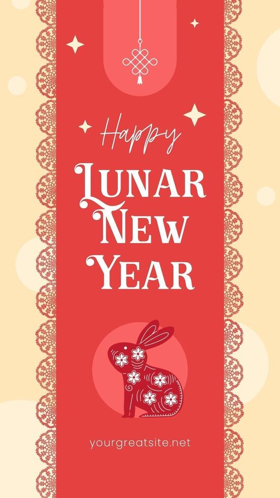 Lunar New Year Instagram Story template