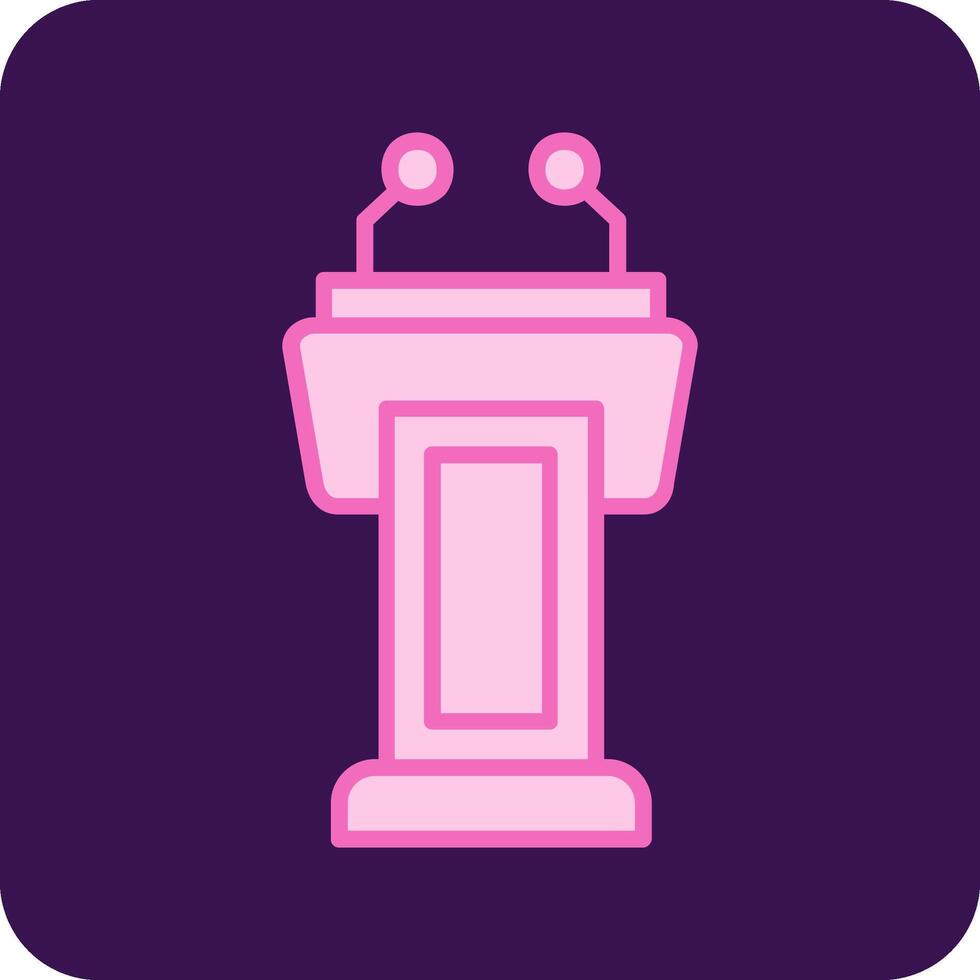 Podium Vector Icon