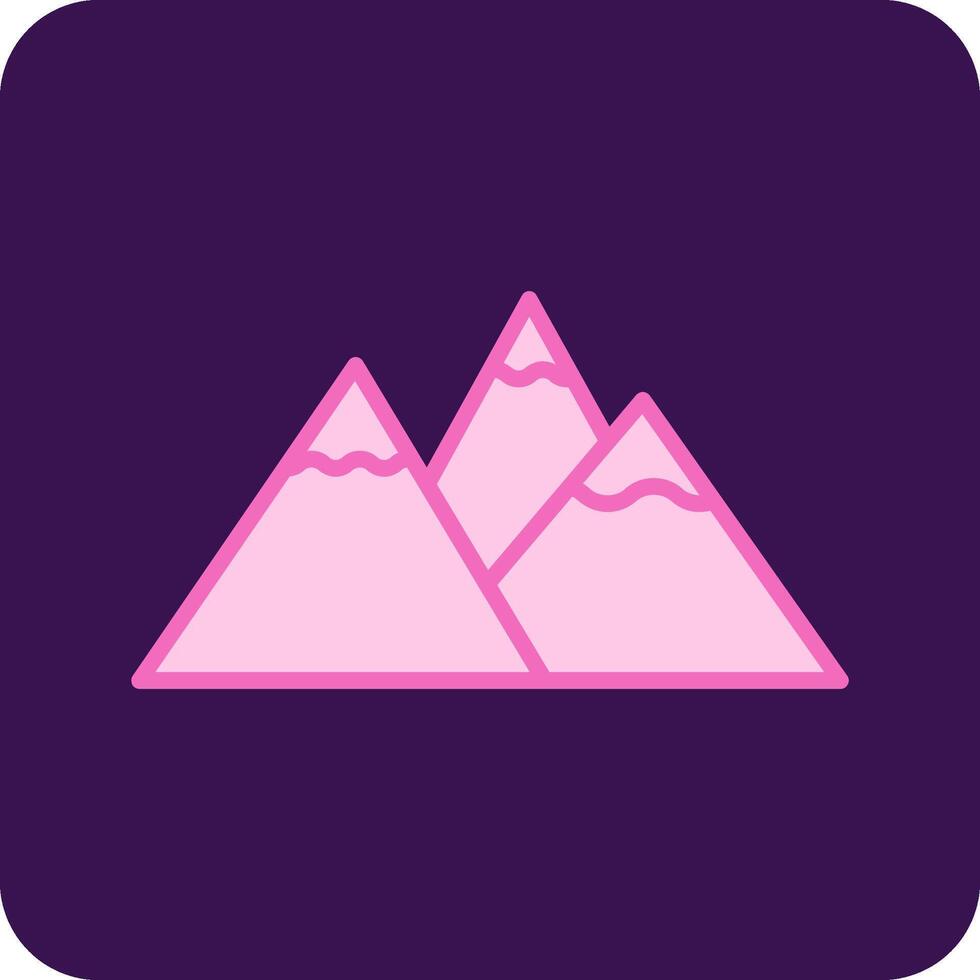 Rocky Mountains Vector Icon