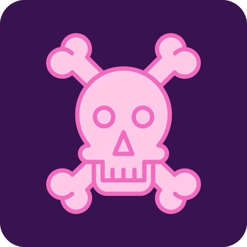 Skull And Bones Vector Icon