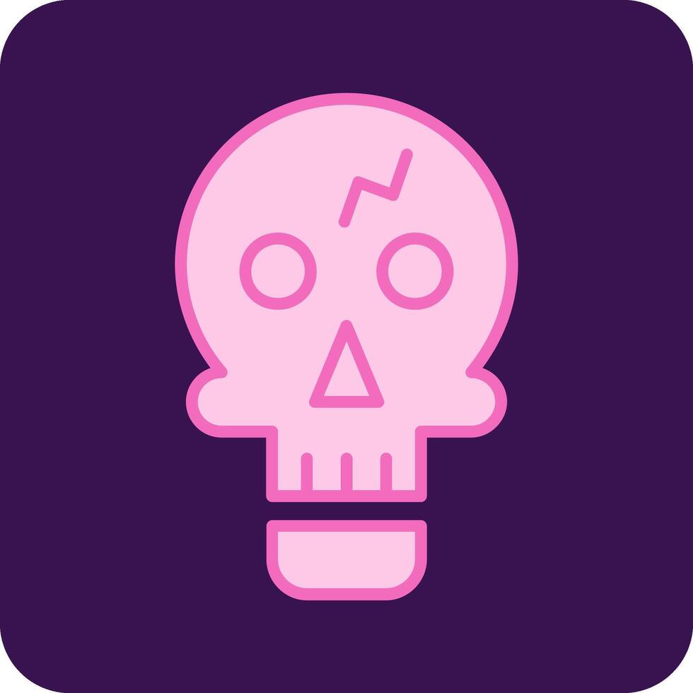 Skull Island Vector Icon