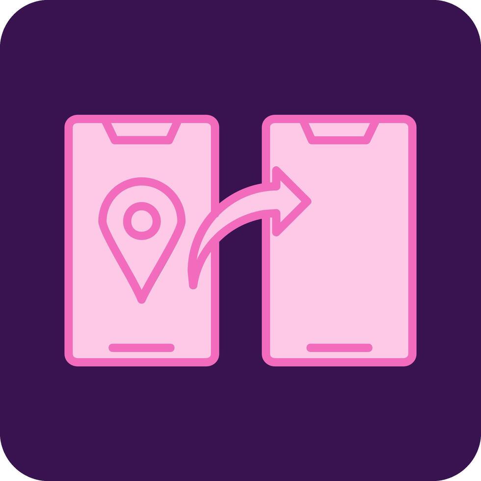 Share Location Vector Icon