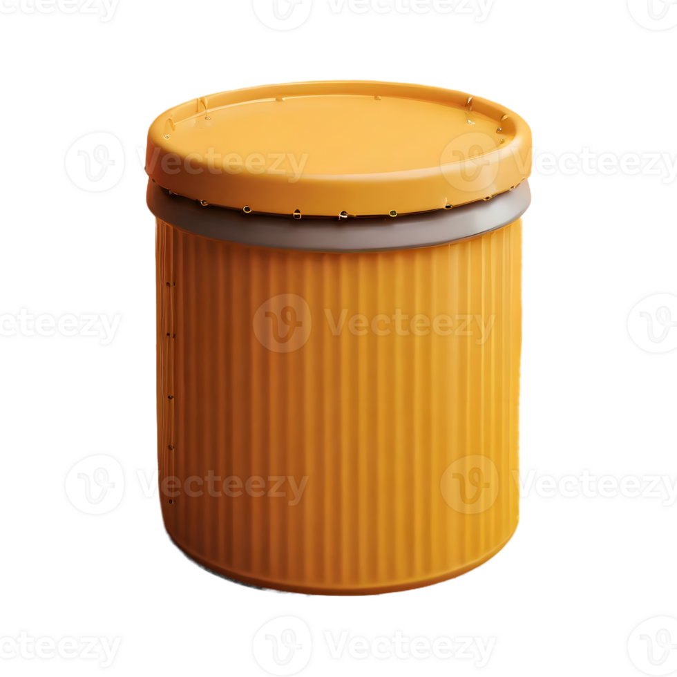 AI generated Container isolated on transparent background png