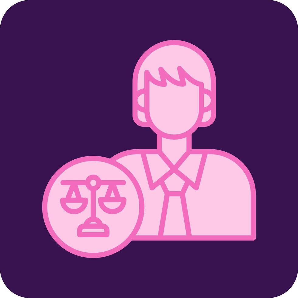 Lawyer Vector Icon