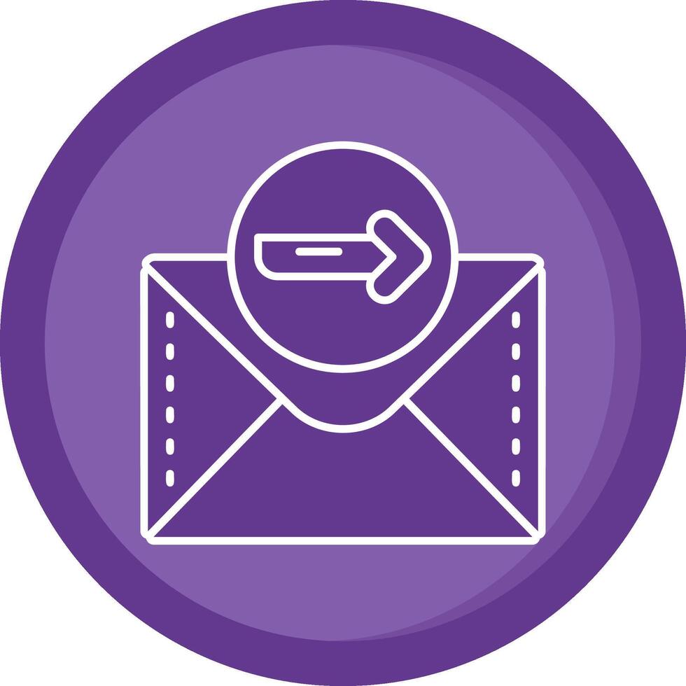 Right arrow Solid Purple Circle Icon vector