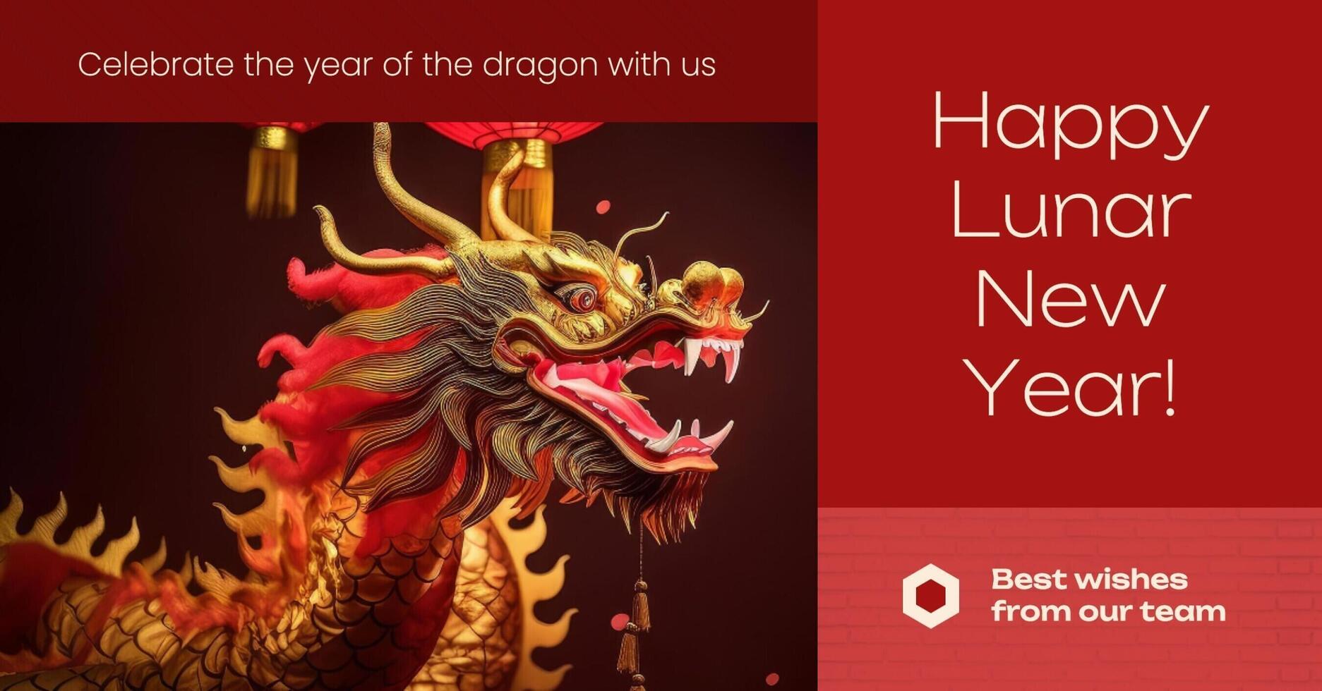 Lunar New Year Facebook Ad template