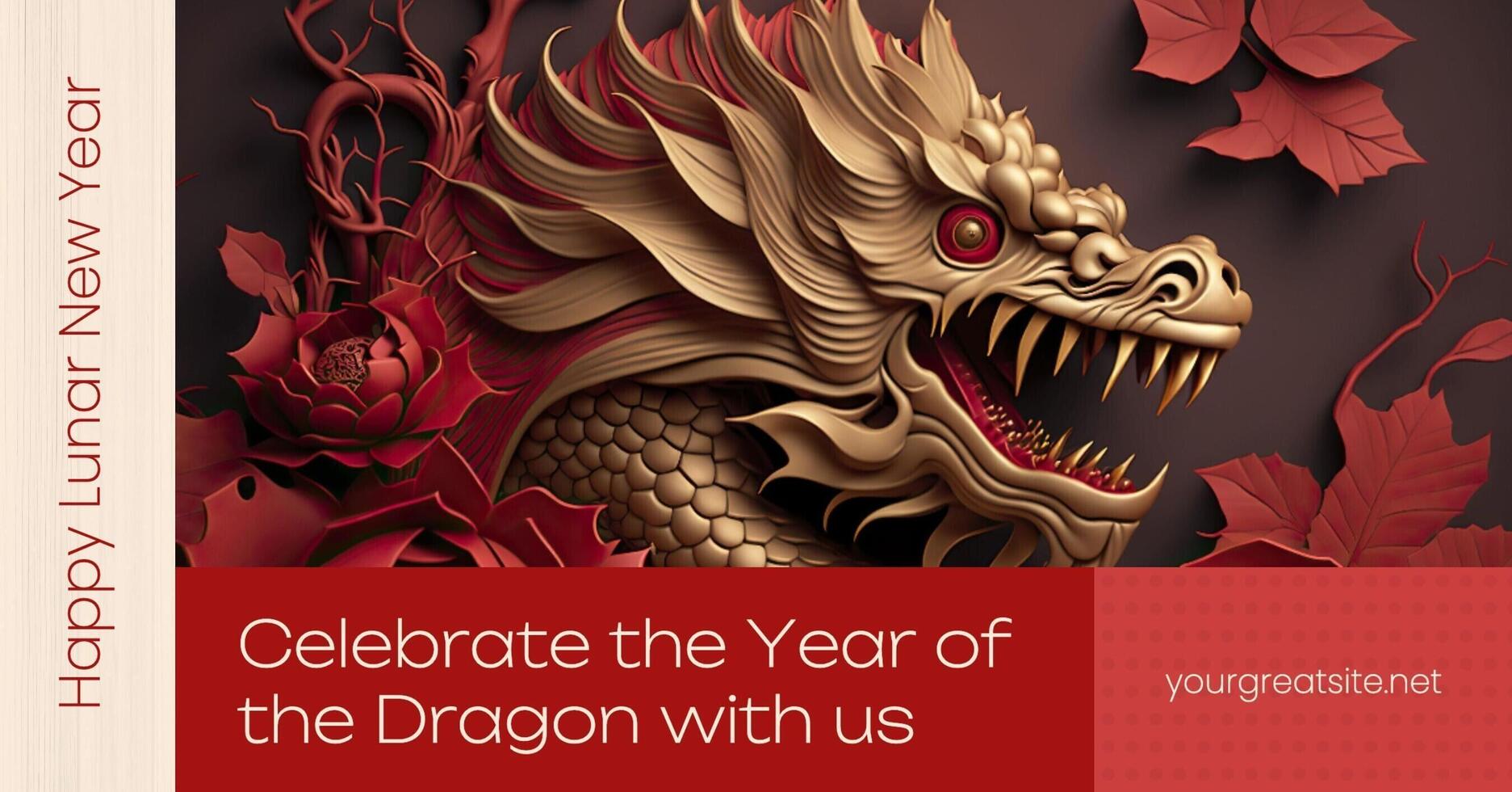 Lunar New Year Facebook Ad template