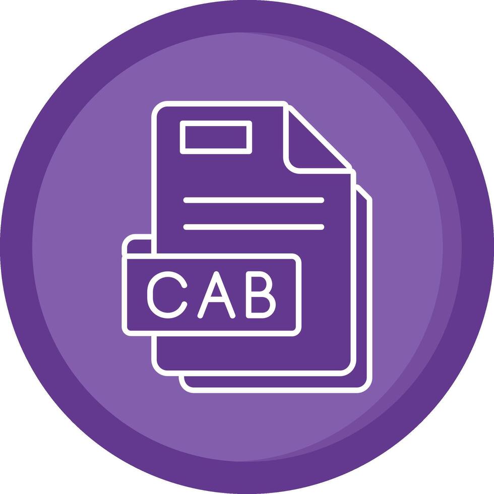 Cab Solid Purple Circle Icon vector