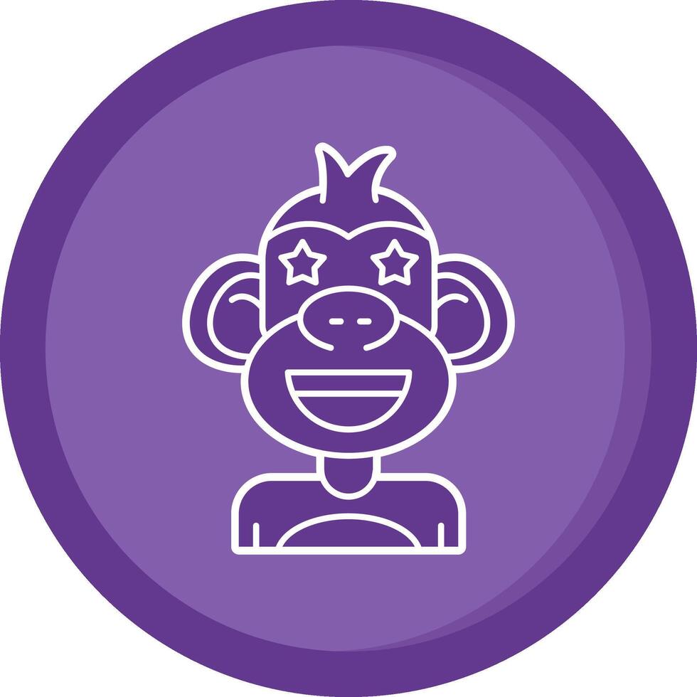 Famous Solid Purple Circle Icon vector