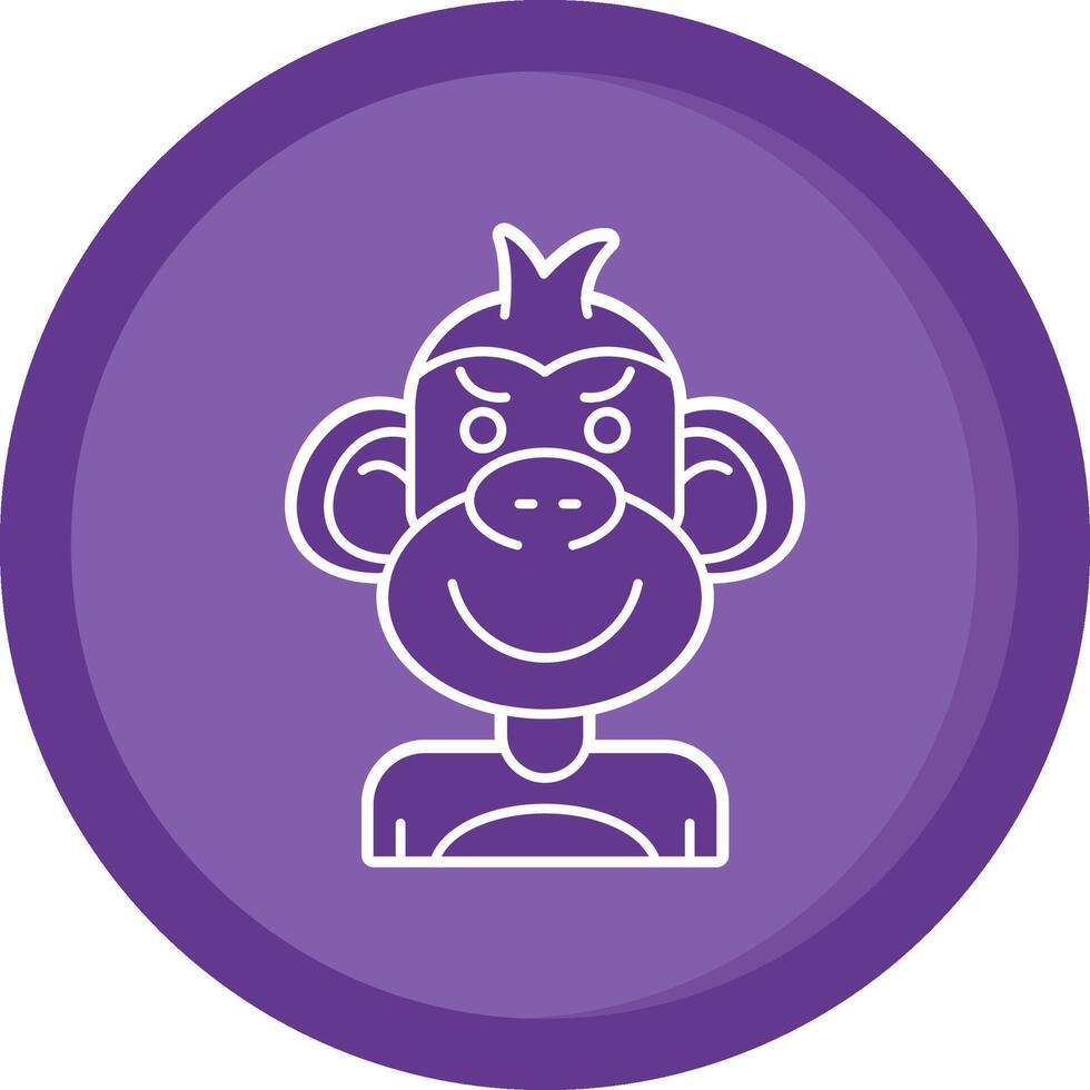 Envy Solid Purple Circle Icon vector