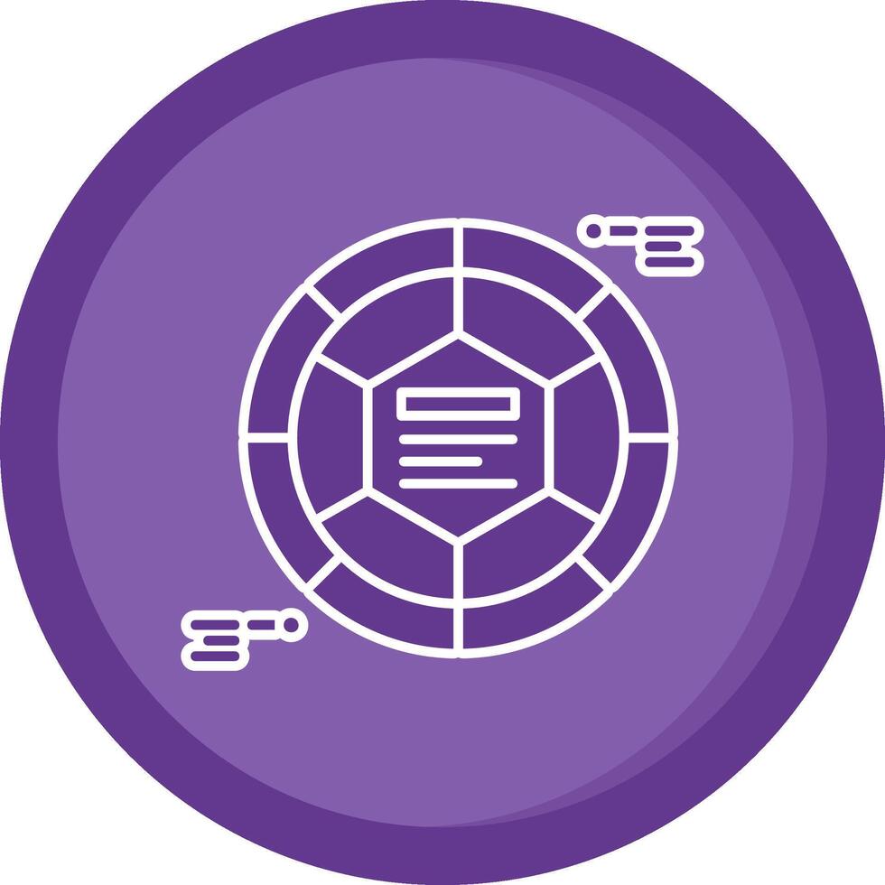 Infographic elements Solid Purple Circle Icon vector
