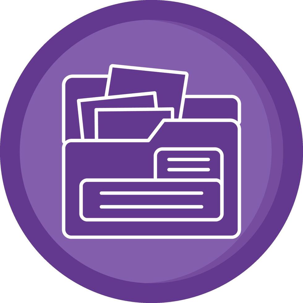 File Solid Purple Circle Icon vector