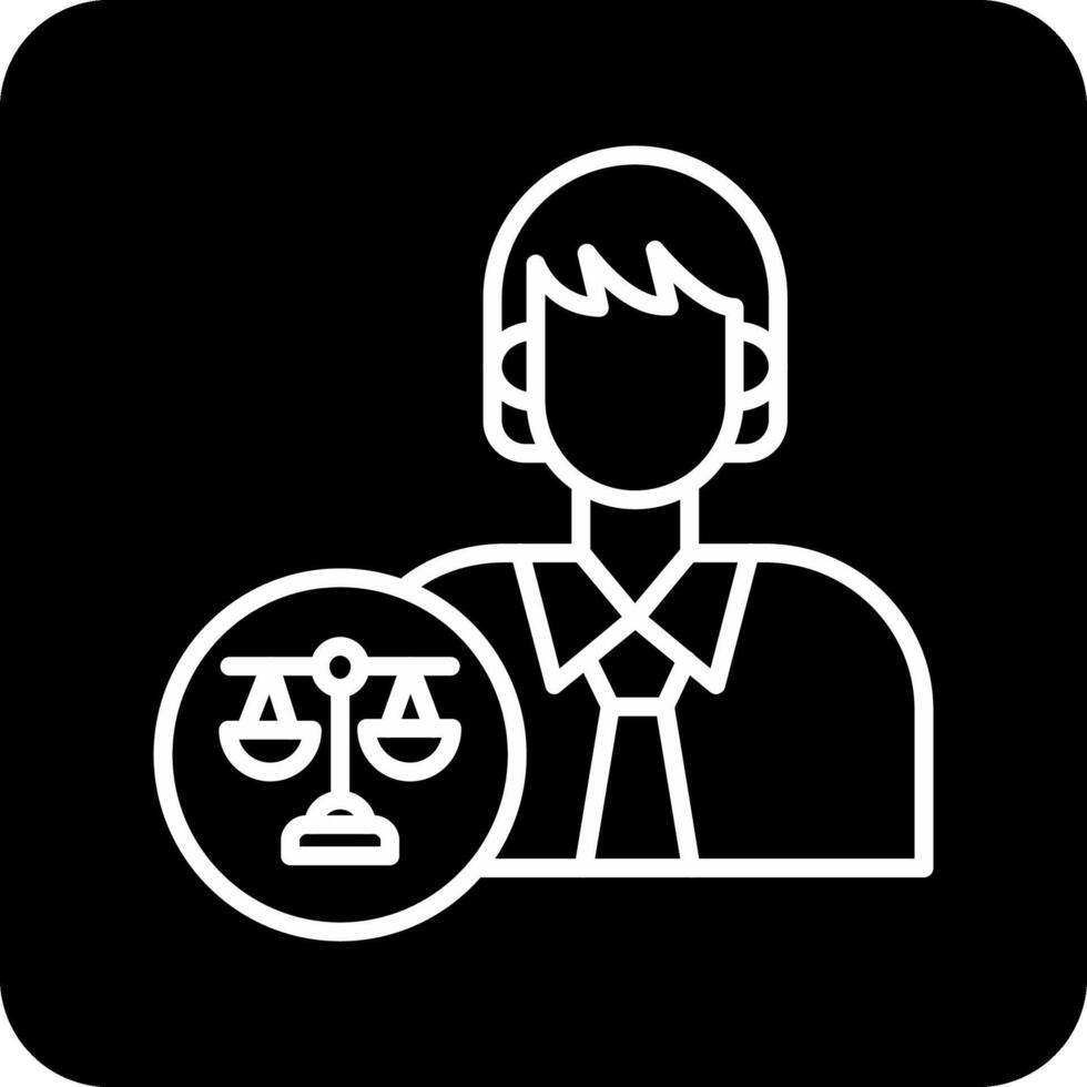 Lawyer Vector Icon