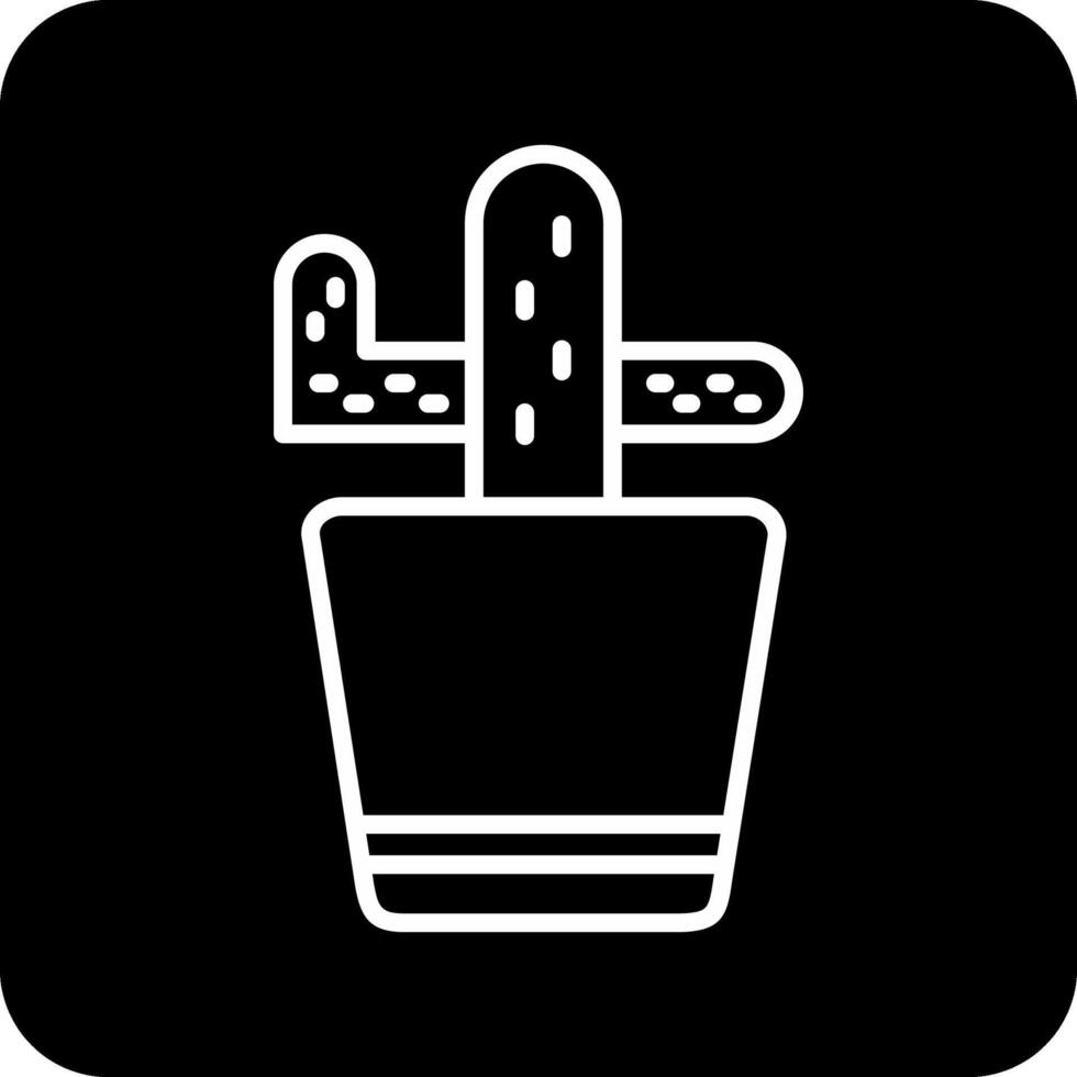 icono de vector de cactus