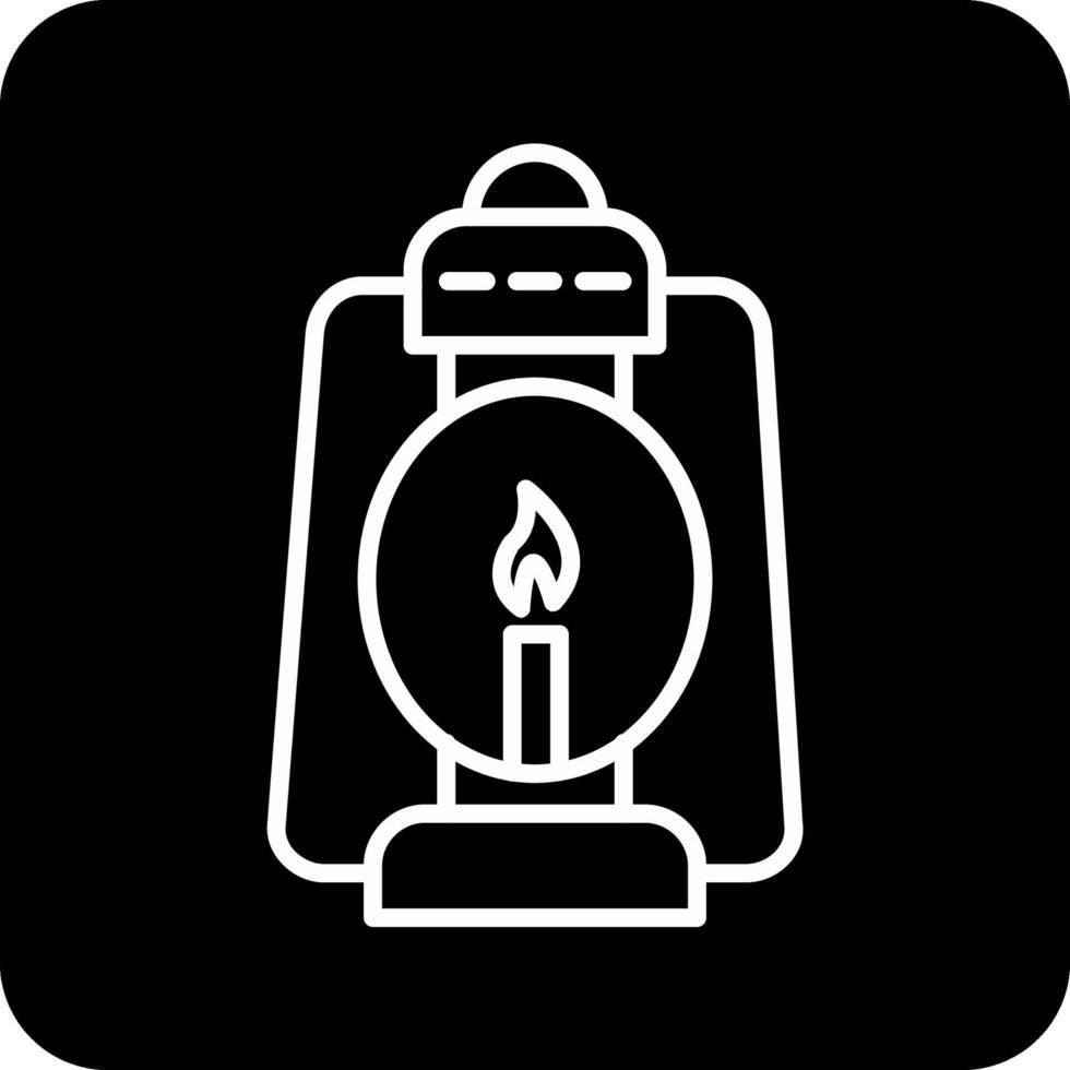 Oil Lamp Vector Icon