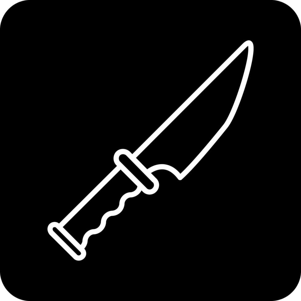 icono de vector de cuchillo