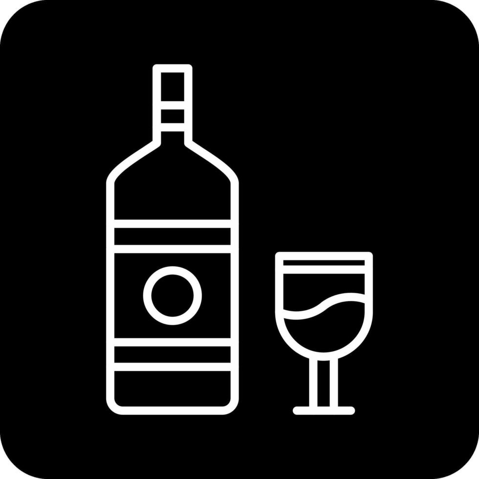 alcohólico bebida vector icono