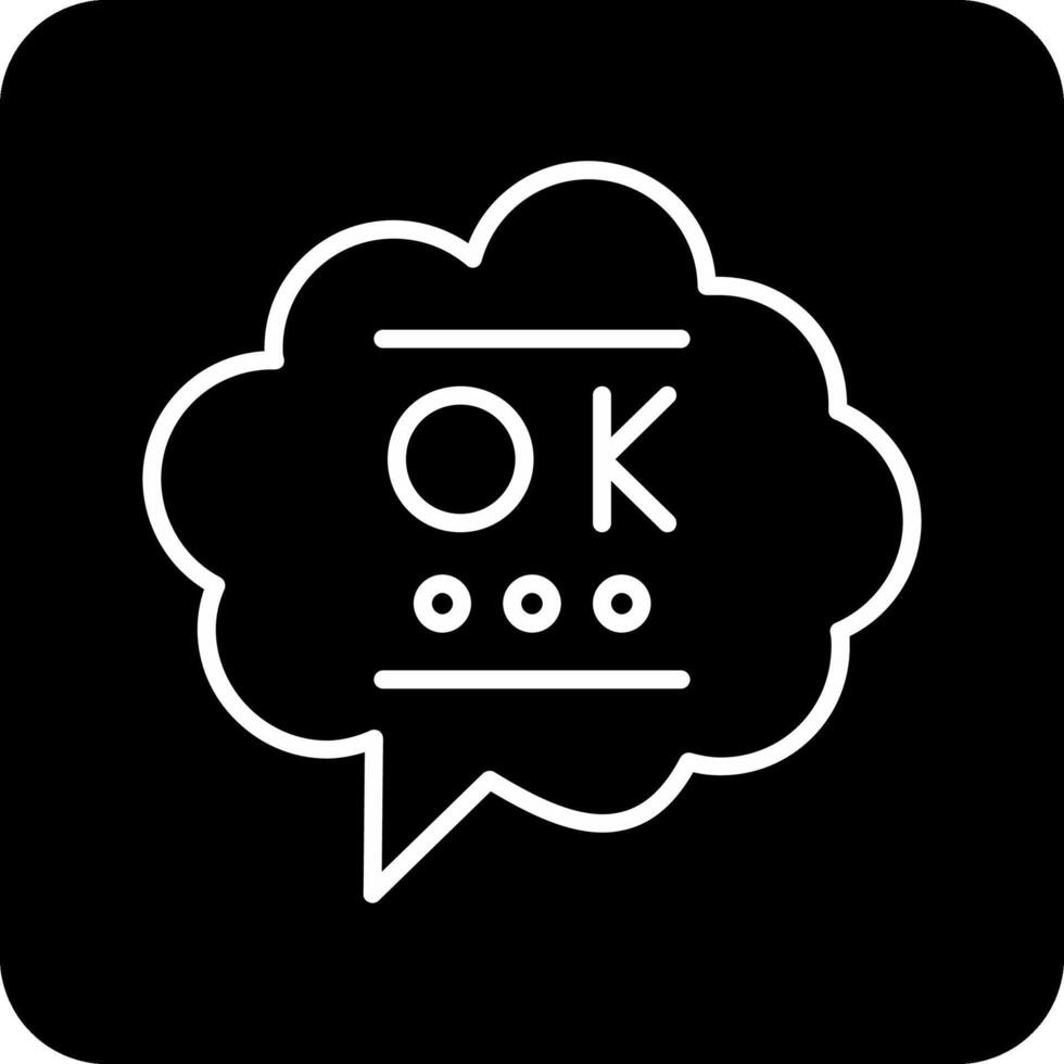 Okay vector icono