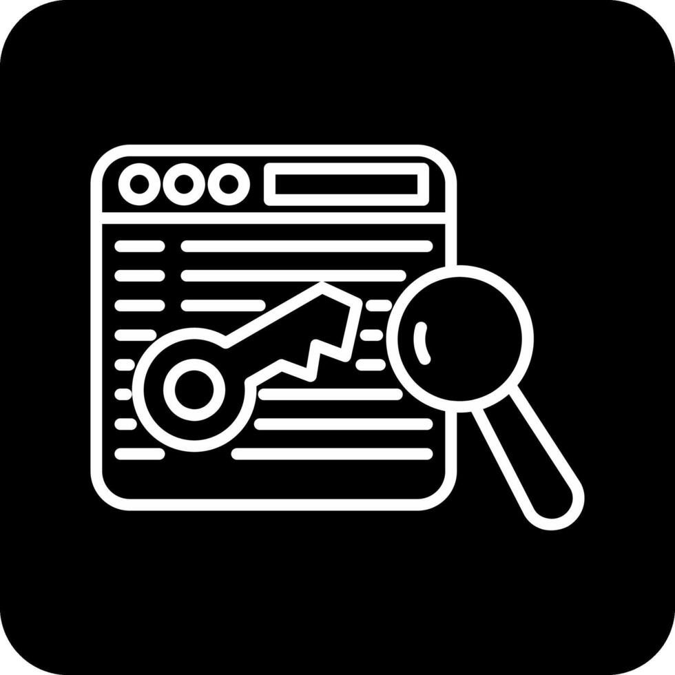 Keyword Vector Icon