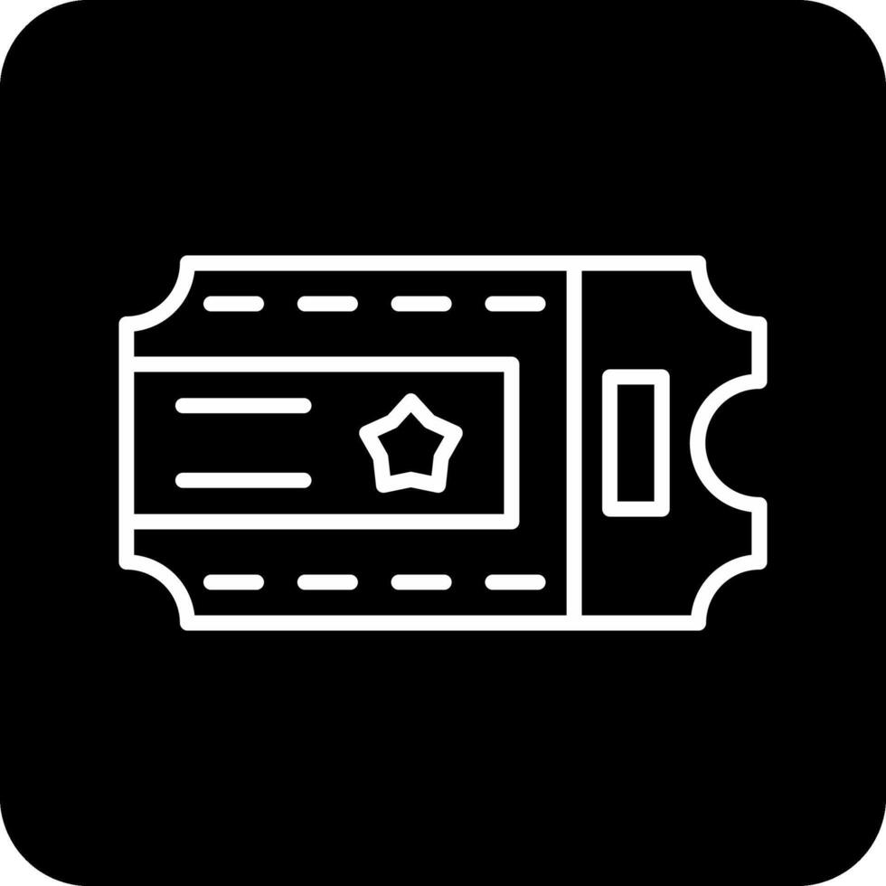 Ticket Vector Icon