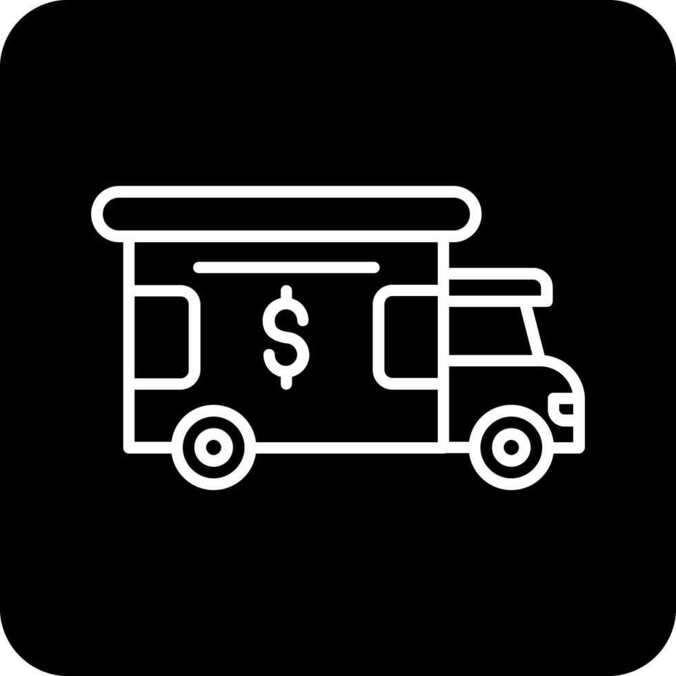 Bank Truck Vector Icon