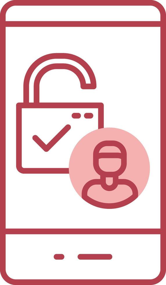 Access Solid Two Color Icon vector