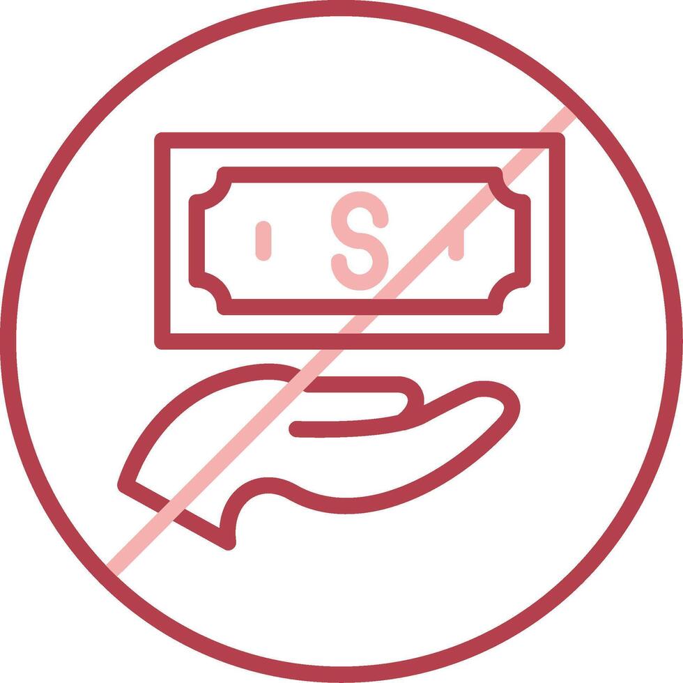 Stop Corruption Solid Two Color Icon vector