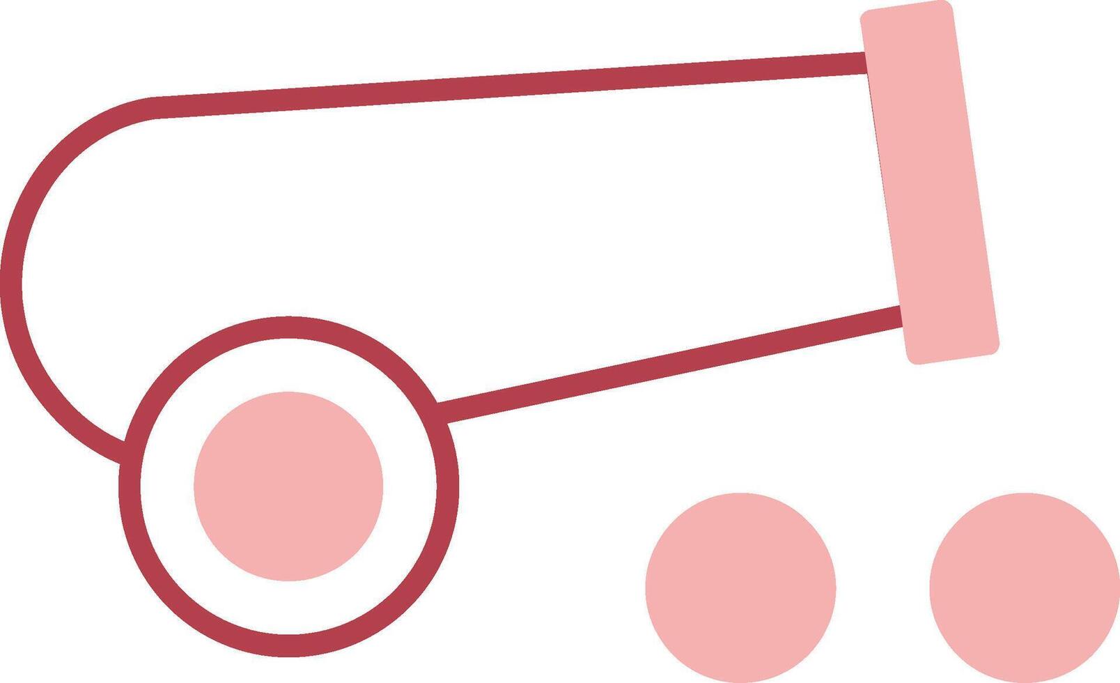 Cannon Solid Two Color Icon vector