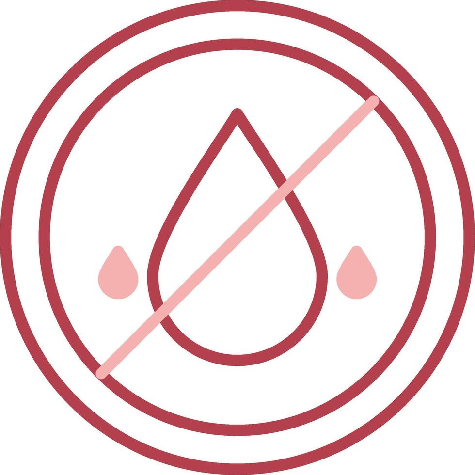 Embargo Solid Two Color Icon vector