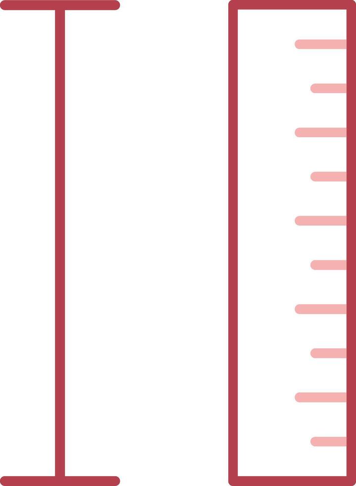 Measurement Solid Two Color Icon vector
