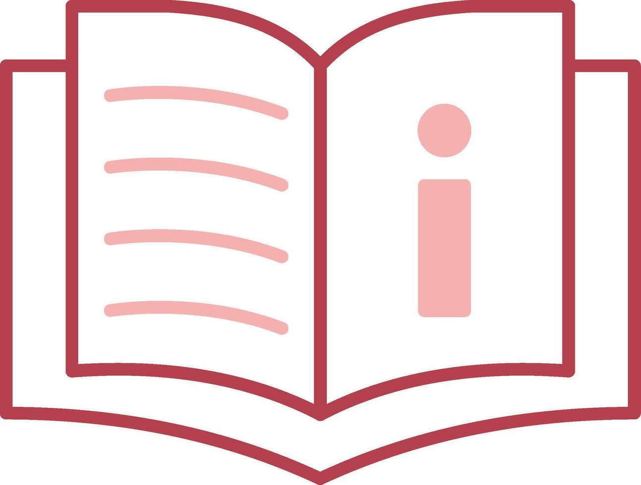 Book Solid Two Color Icon vector