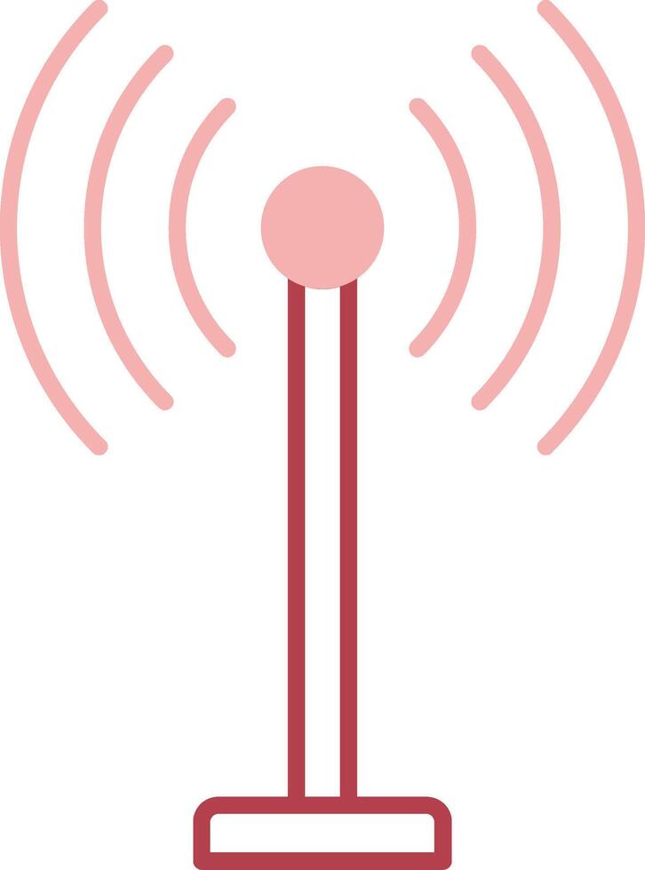 Antenna Solid Two Color Icon vector