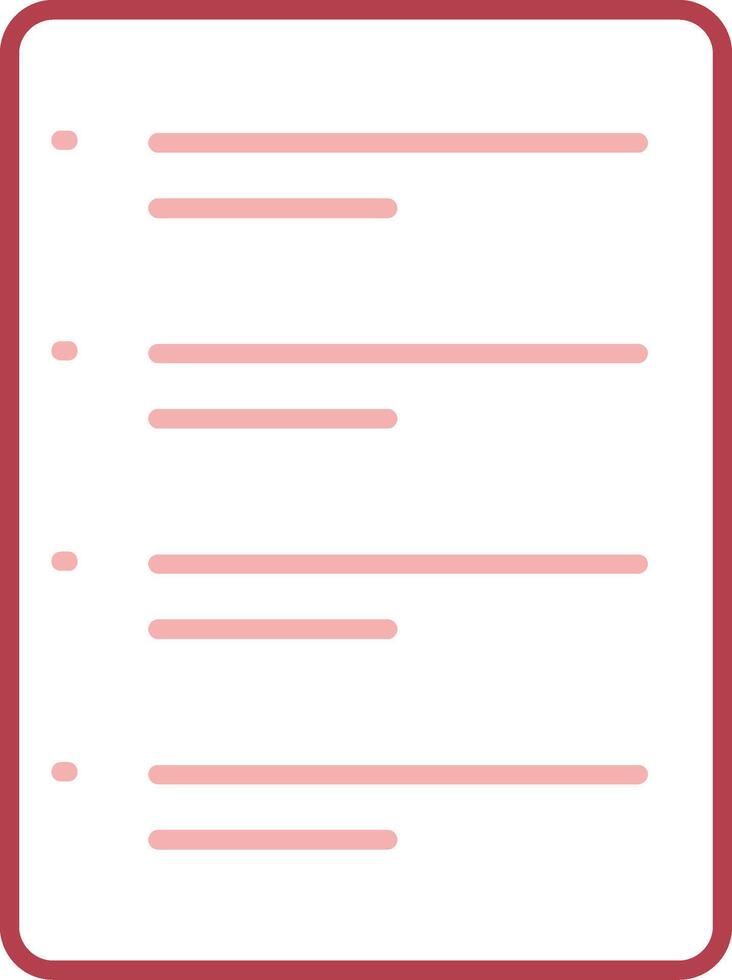 To Do List Solid Two Color Icon vector