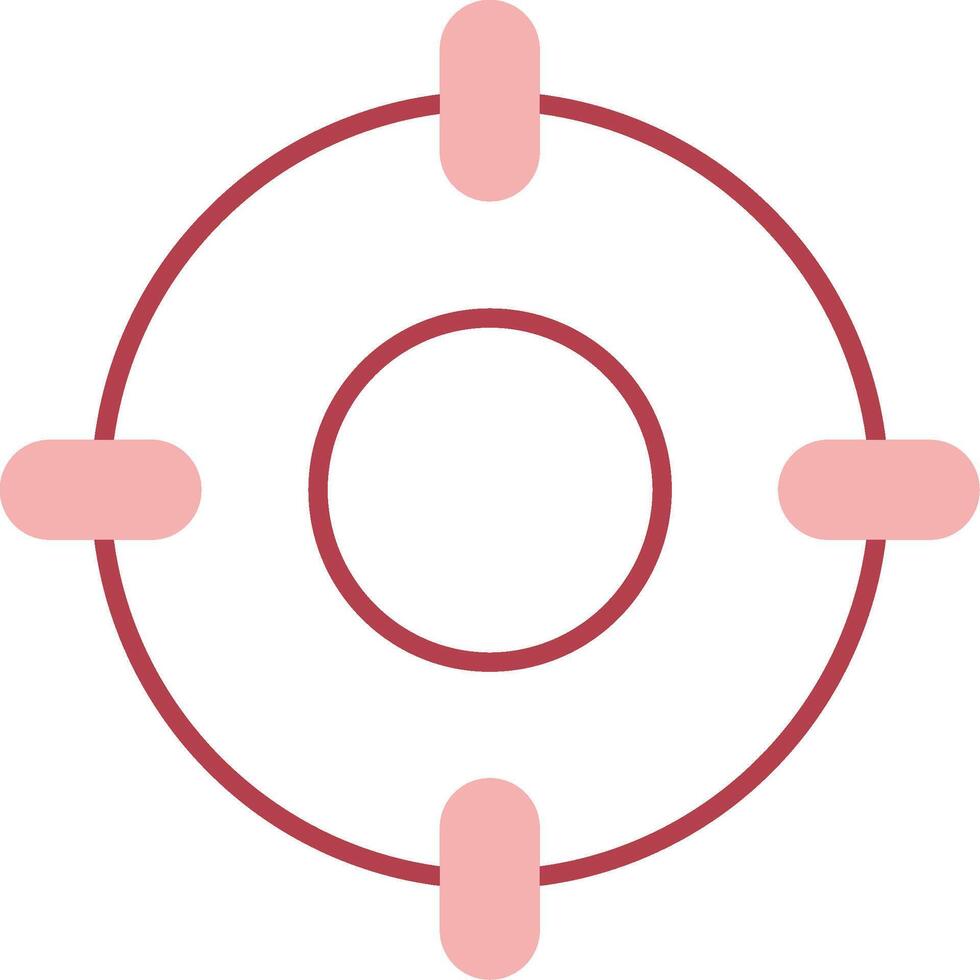 Scope Solid Two Color Icon vector