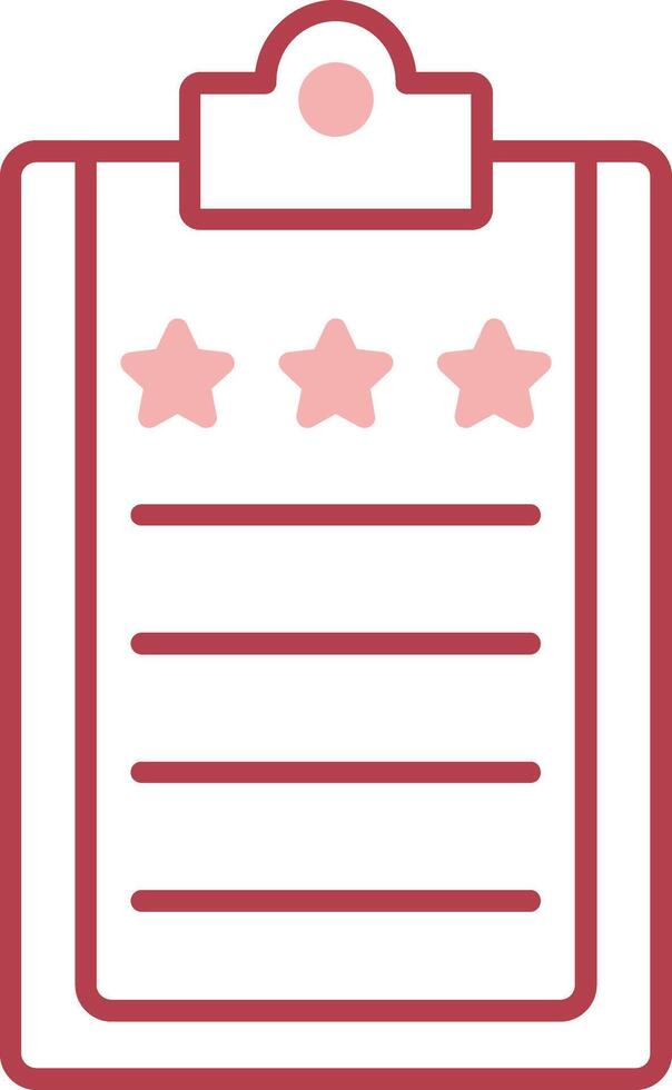 Evaluation Solid Two Color Icon vector