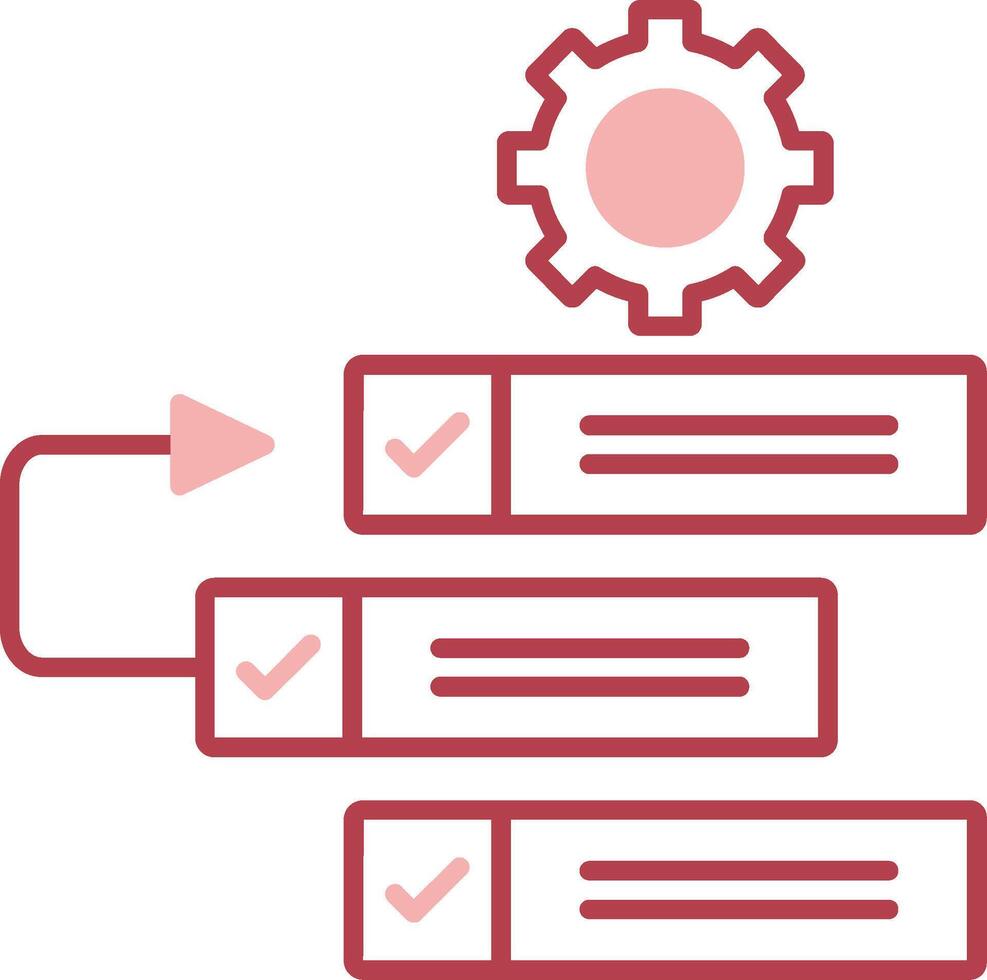 Backlog Solid Two Color Icon vector