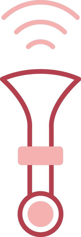 Horn Solid Two Color Icon vector