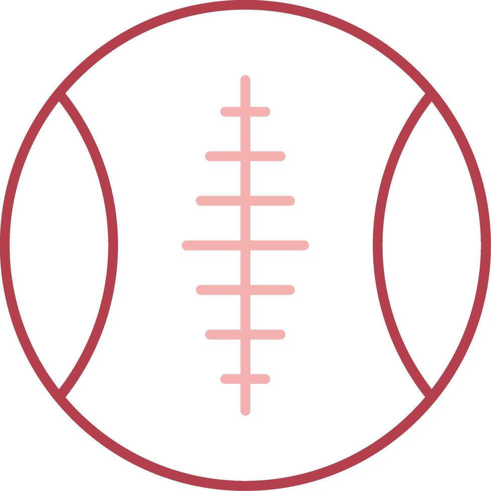 Sports Ball Solid Two Color Icon vector