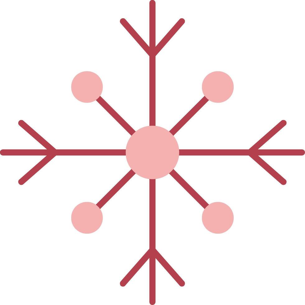 Snow Solid Two Color Icon vector