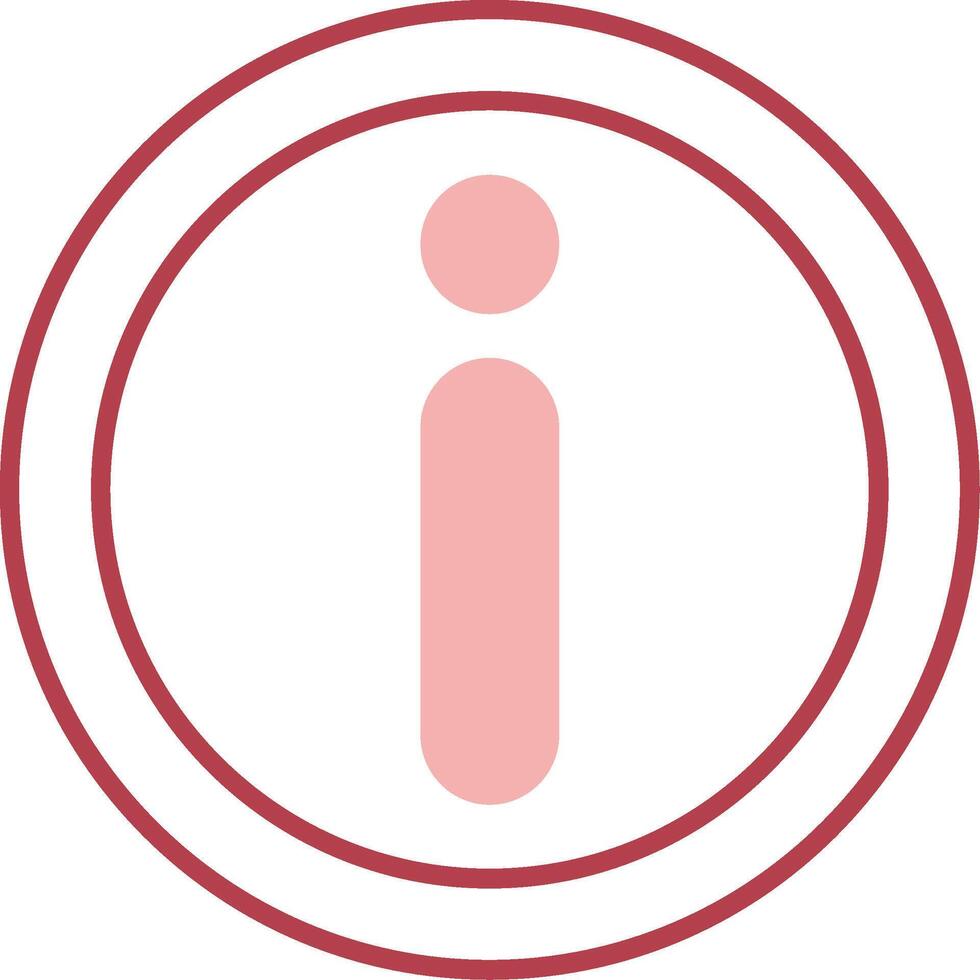 Information Solid Two Color Icon vector