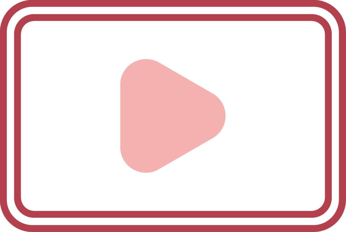 Video Solid Two Color Icon vector