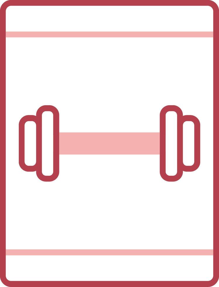 Online Workout Solid Two Color Icon vector