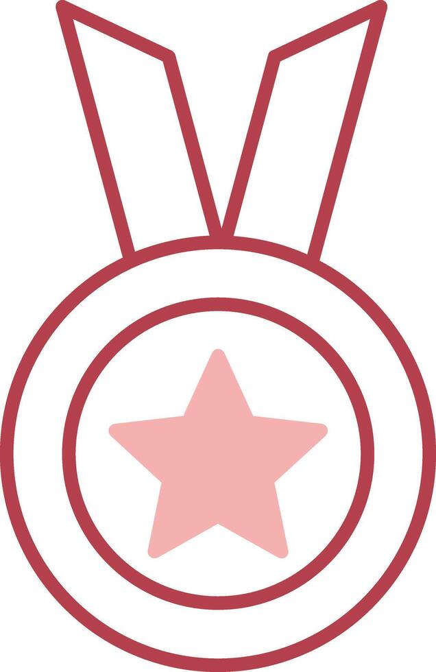 Achievement Solid Two Color Icon vector
