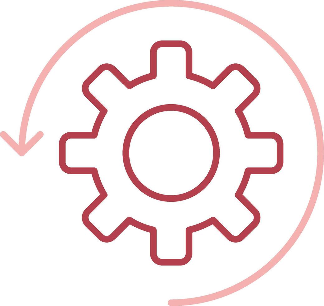 Automate Solid Two Color Icon vector