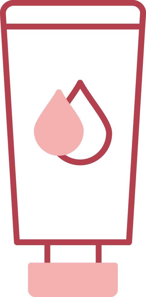 Body Lotion Solid Two Color Icon vector