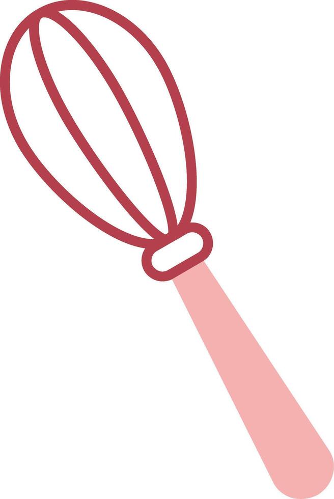 Whisk Solid Two Color Icon vector