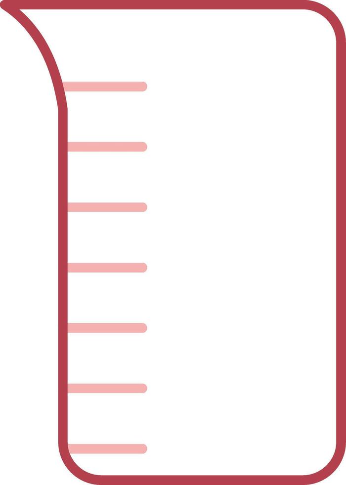 Measuring Utensils Solid Two Color Icon vector