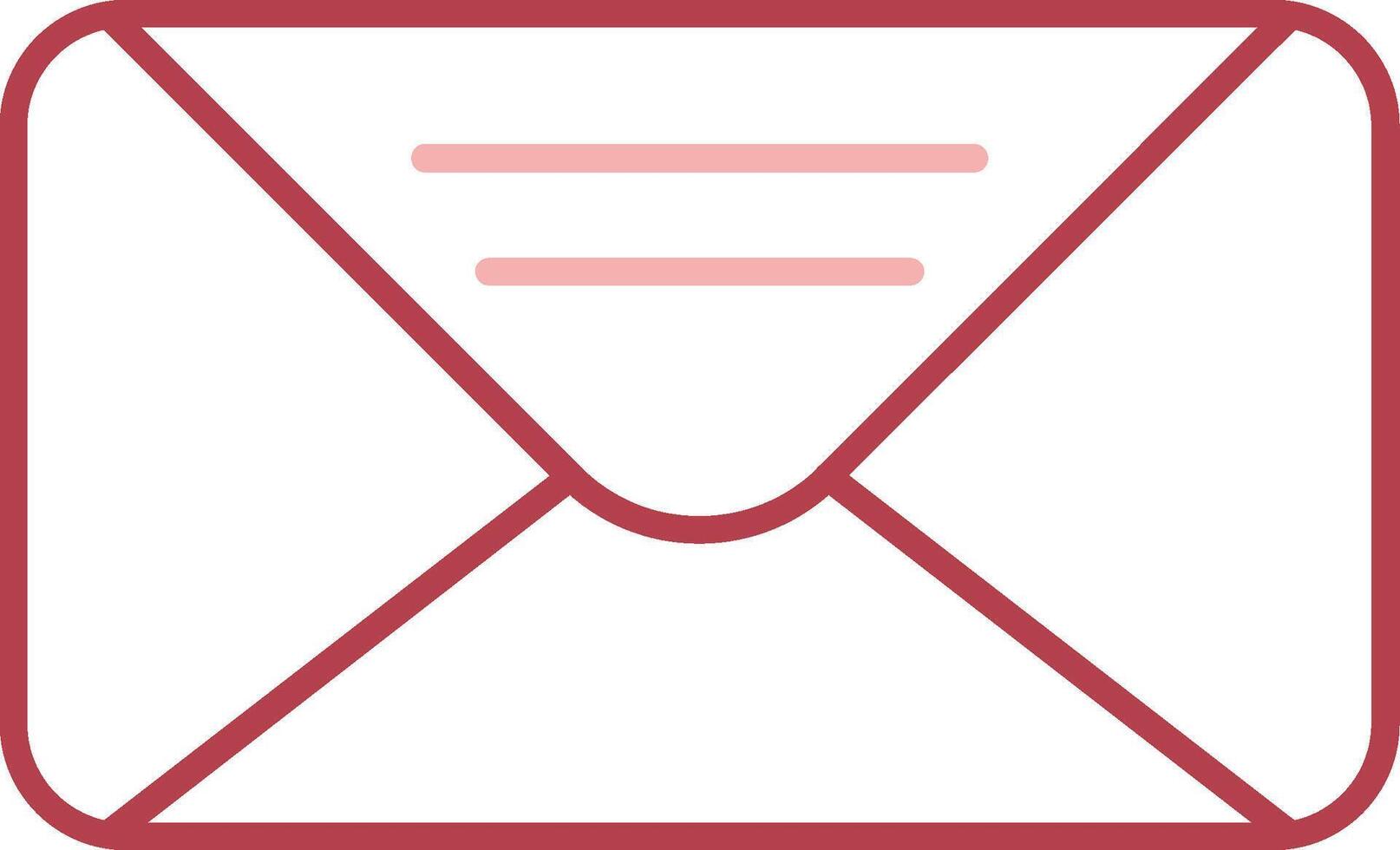 Mail Solid Two Color Icon vector