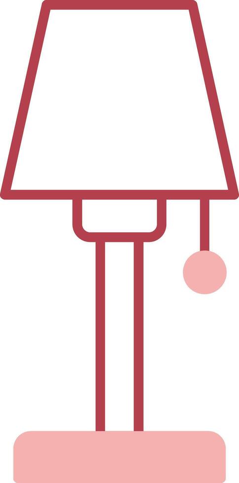 Lamp Solid Two Color Icon vector