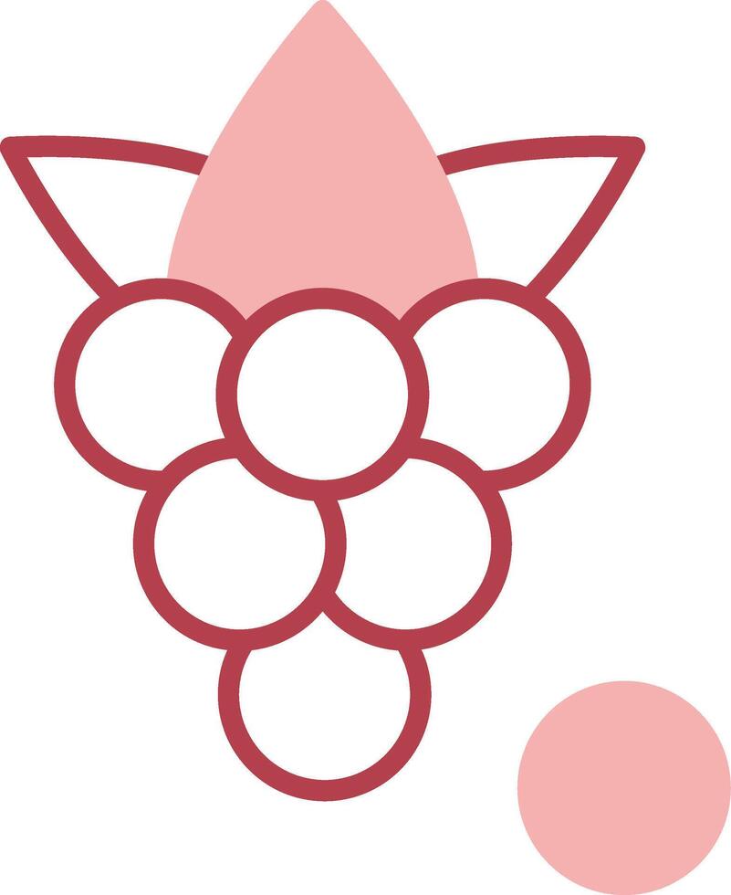 Boysenberries Solid Two Color Icon vector